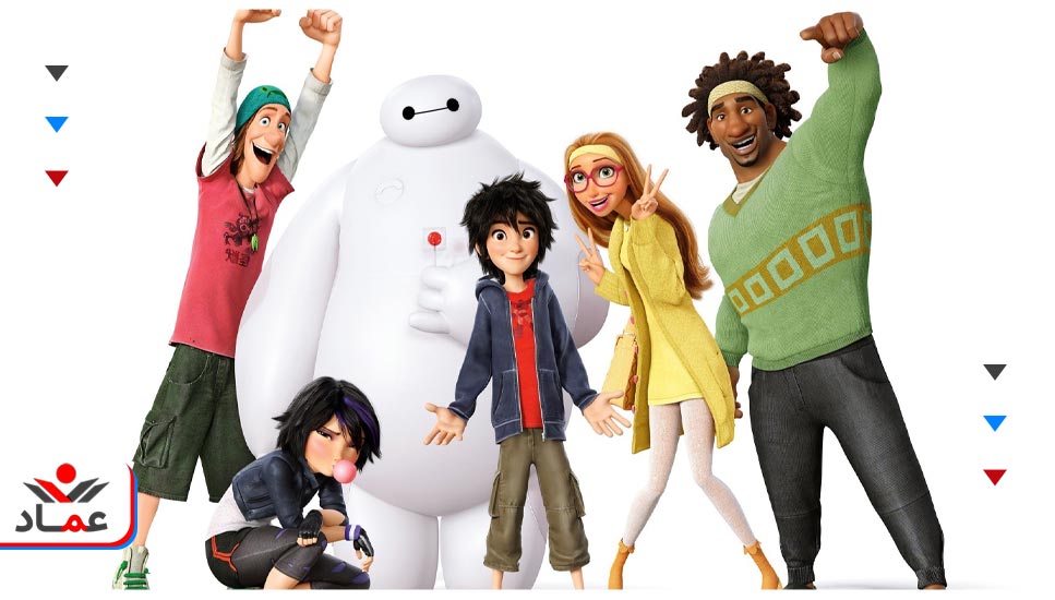 22. انیمیشن Big Hero 6 (شش قهرمان بزرگ)