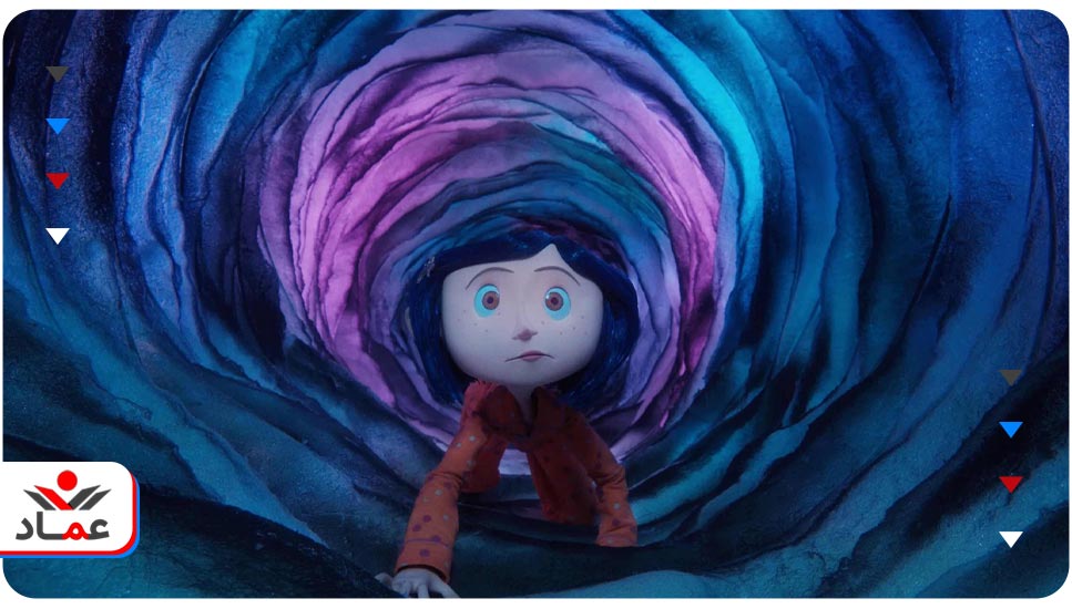 45. انیمیشن Coraline (کارولاین)