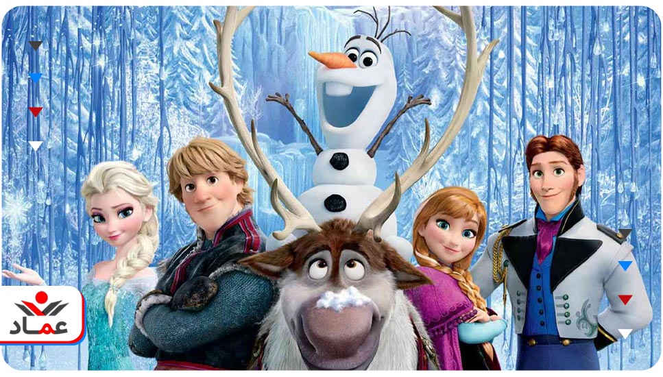 28. انیمیشن Frozen (یخ‌زده)