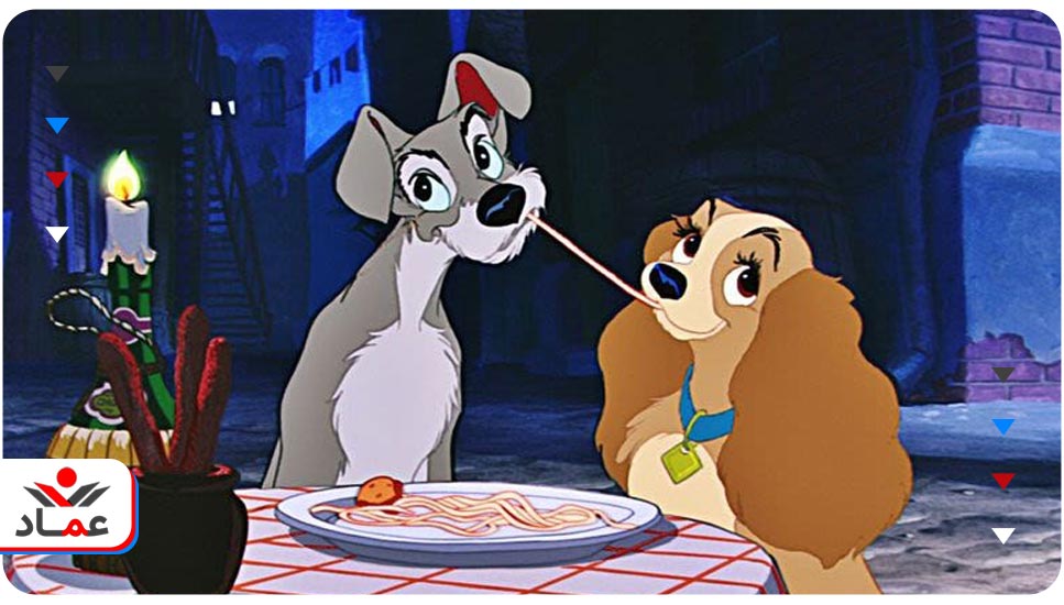 65. انیمیشن Lady and the Tramp (بانو و ولگرد)