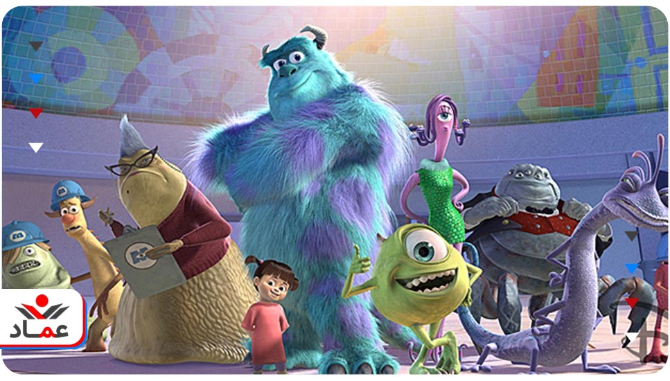 12. انیمیشن Monsters, Inc. (کارخانه هیولاها)