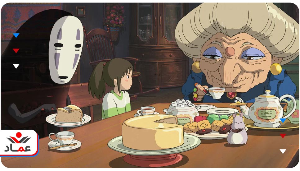 4. انیمیشن Spirited Away (سفر چاهی)